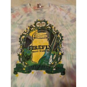 Firefly Music Festival 2014 Tie-Dye T-Shirt XL Cotton
